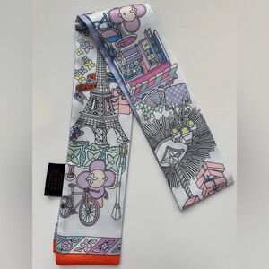 Brand new LUXE designer Twilly Scarf handbag accessory $100